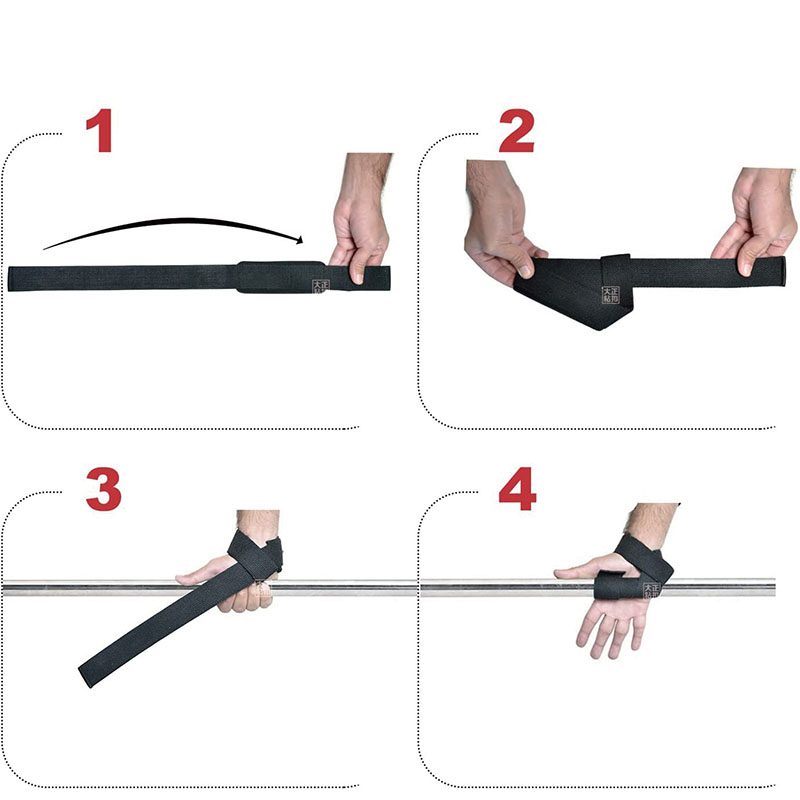 Crossfit Workout With Equipment - 1 çift kaymaz Kayış Spor Salonu